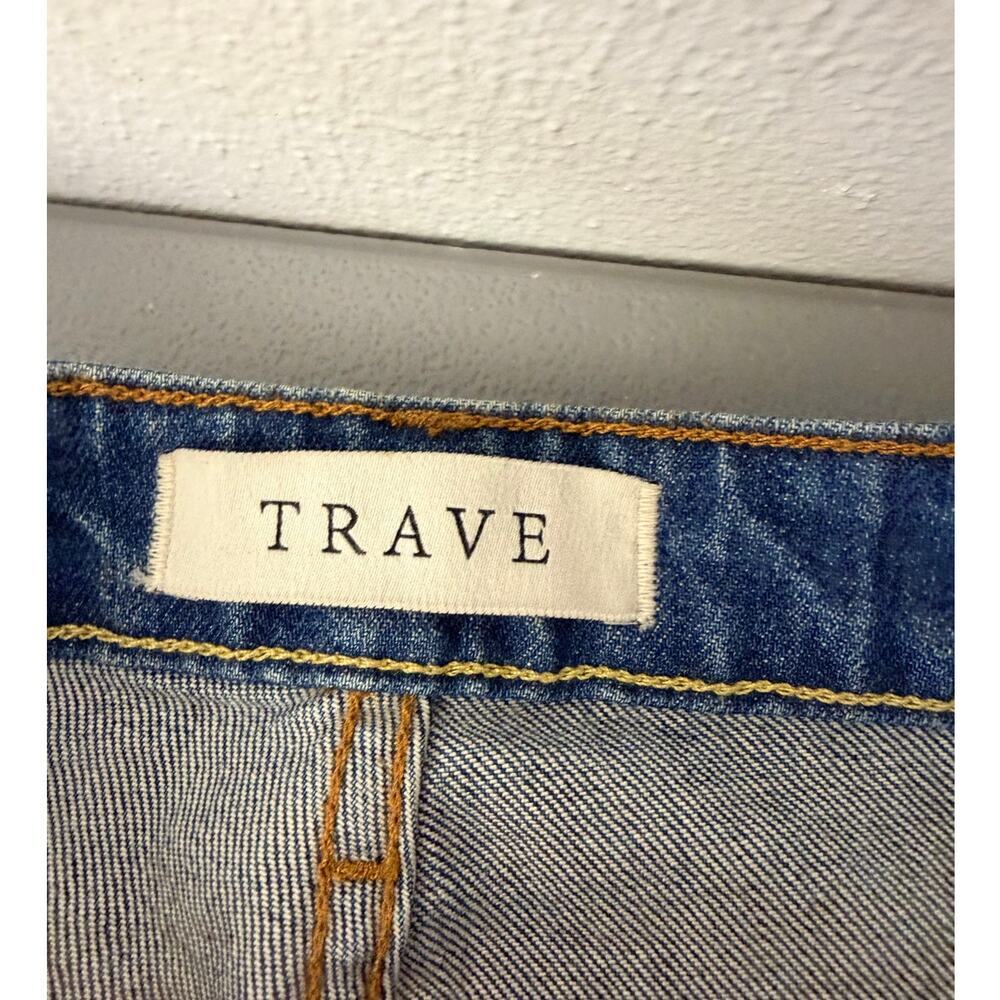 TRAVE Colette Raw Hem Cropped Flare Jeans Womens 26 NWT - Picture 6 of 10